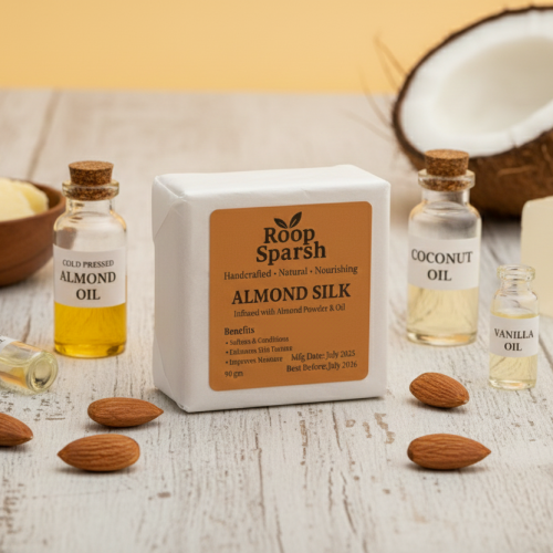 "handmade organic soap for gentle skincare"