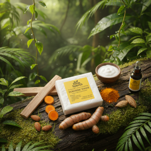 natural organic soap handmade with plant-based ingredients